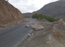 هشدار ریزش سنگ در محورهای کوهستانی مازندران