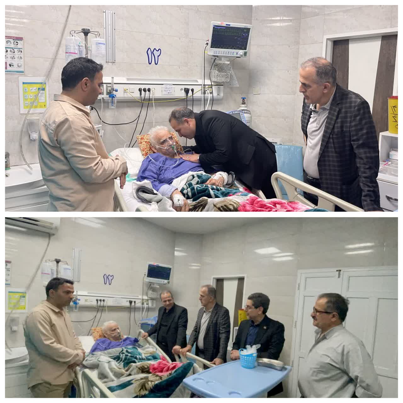 📸 عیادت فرماندار بابل از ببر مازندران